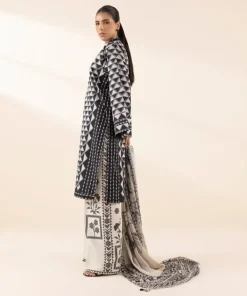 Outlet Sapphire 3 Piece - Printed Lawn Suit