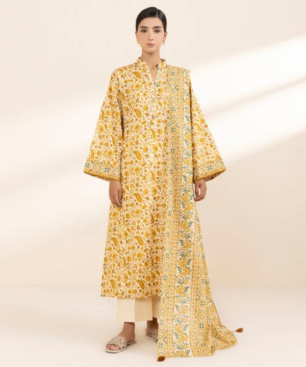 Sale Sapphire 3 Piece - Printed Lawn Suit