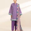 Online Sapphire 3 Piece - Printed Lawn Suit