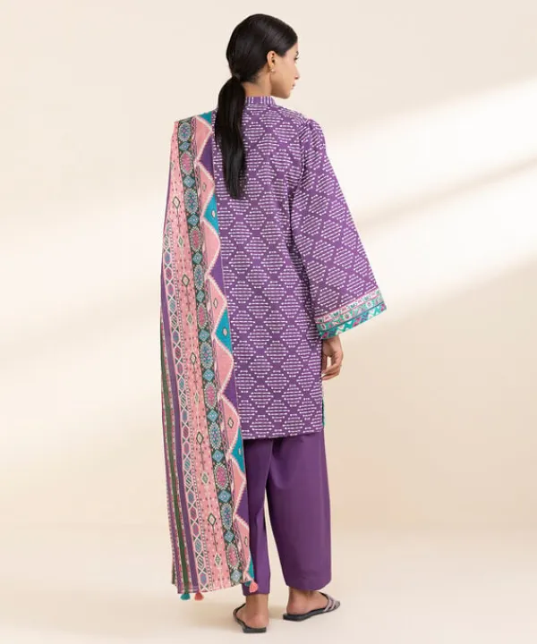 Online Sapphire 3 Piece - Printed Lawn Suit
