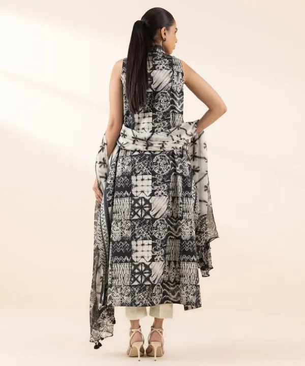 Online Sapphire 3 Piece - Printed Lawn Suit