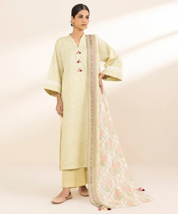 Clearance Sapphire 3 Piece - Printed Lawn Suit