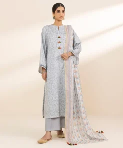 Outlet Sapphire 3 Piece - Printed Lawn Suit