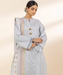 Outlet Sapphire 3 Piece - Printed Lawn Suit