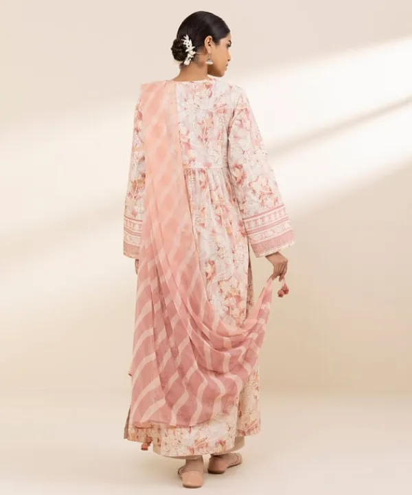 Discount Sapphire 3 Piece - Printed Lawn Suit
