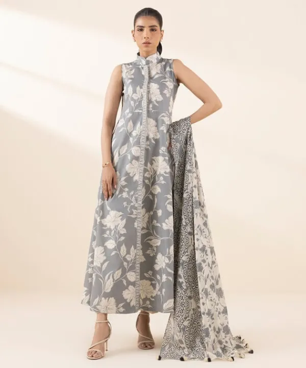 Sale Sapphire 3 Piece - Printed Lawn Suit