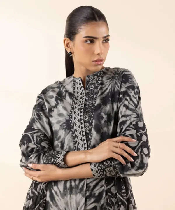 Outlet Sapphire 3 Piece - Printed Lawn Suit