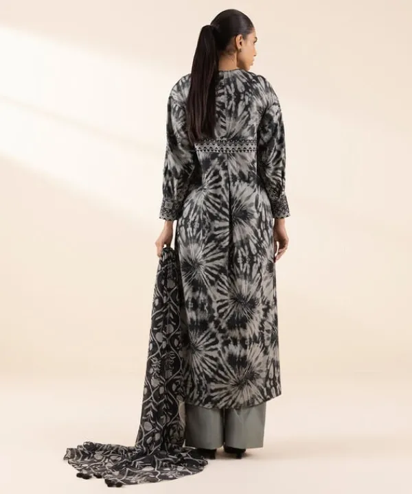 Outlet Sapphire 3 Piece - Printed Lawn Suit