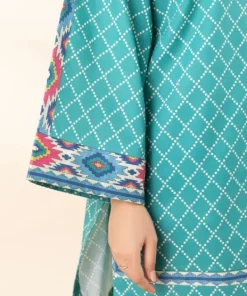Hot Sapphire 3 Piece - Printed Lawn Suit