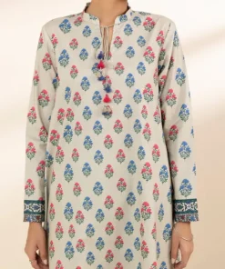 Hot Sapphire 3 Piece - Printed Lawn Suit