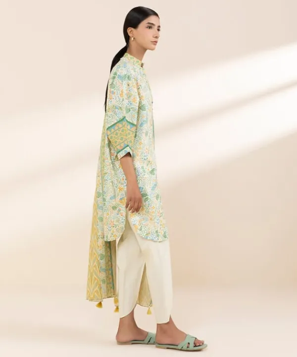 Outlet Sapphire 3 Piece - Printed Lawn Suit