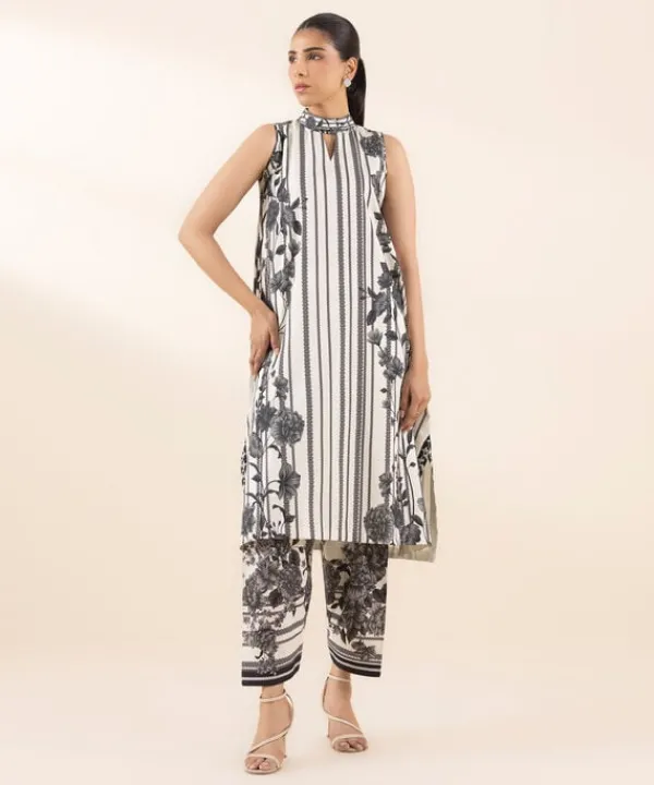 Clearance Sapphire 2 Piece - Printed Lawn Suit