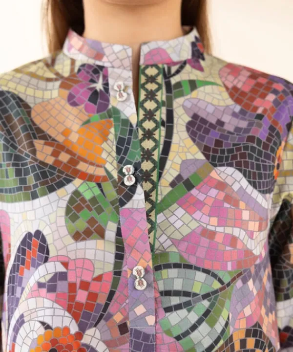 Outlet Sapphire 2 Piece - Printed Lawn Suit
