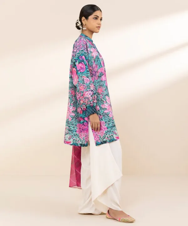 Clearance Sapphire 2 Piece - Printed Lawn Suit