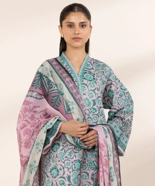 New Sapphire 2 Piece - Printed Lawn Suit