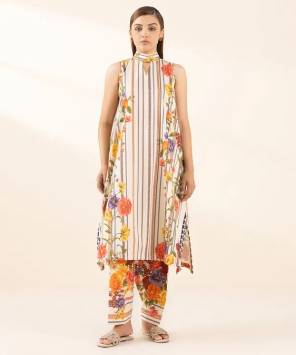 Fashion Sapphire 2 Piece - Printed Lawn Suit