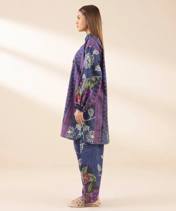 New Sapphire 2 Piece - Printed Lawn Suit