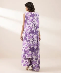 Hot Sapphire 3 Piece - Printed Lawn Suit PurpleDupatta