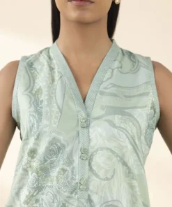 Fashion Sapphire 3 Piece - Printed Lawn Suit Mint GreenDupatta