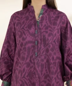Hot Sapphire 2 Piece - Printed Lawn Suit MagentaTrouser