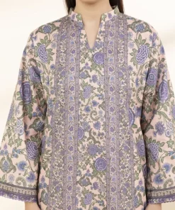Sale Sapphire 3 Piece - Printed Lawn Suit CoralDupatta