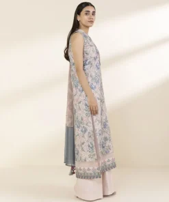 Discount Sapphire 3 Piece - Printed Lawn Suit PinkDupatta