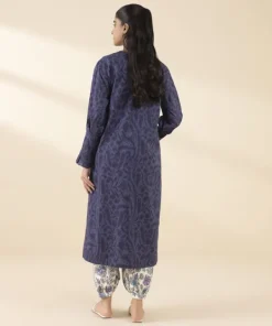 Clearance Sapphire 2 Piece - Printed Lawn Suit BlueTrouser