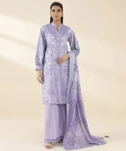 Discount Sapphire 3 Piece - Printed Lawn Suit LilacDupatta