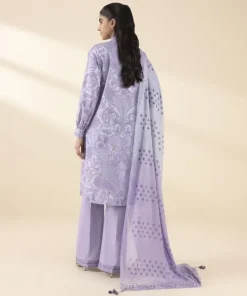 Discount Sapphire 3 Piece - Printed Lawn Suit LilacDupatta