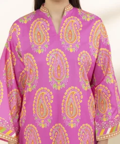 Online Sapphire 3 Piece - Printed Lawn Suit PinkDupatta