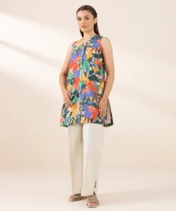 New Sapphire 2 Piece - Printed Lawn Suit MultiTrouser