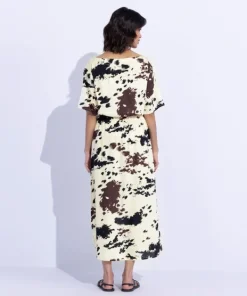 Sale Sapphire Animal Print Midi Dress Multi