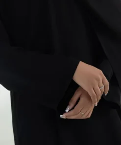 Hot Sapphire Basic Abaya Black