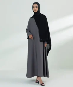 Clearance Sapphire Basic Abaya Grey