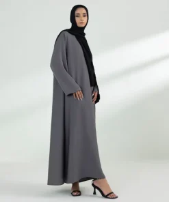 Clearance Sapphire Basic Abaya Grey