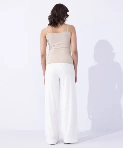 New Sapphire Beige Tank Top Off white