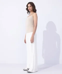 New Sapphire Beige Tank Top Off white