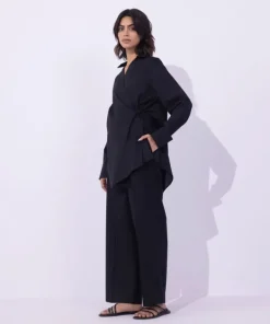 Best Sapphire Seersucker Pants Black