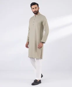 Fashion Sapphire Blended Jacquard Kurta - Regular Fit