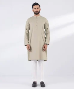 Fashion Sapphire Blended Jacquard Kurta - Slim Fit