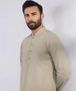 Fashion Sapphire Blended Jacquard Kurta - Slim Fit