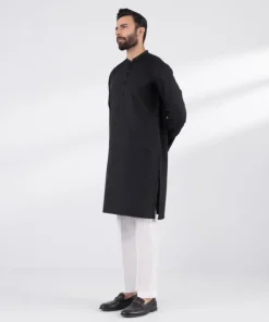 Clearance Sapphire Blended Jacquard Kurta - Slim Fit