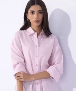 Sale Sapphire Blended Linen Dress Lilac
