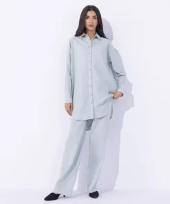 Best Sapphire Blended Linen Shirt Blue