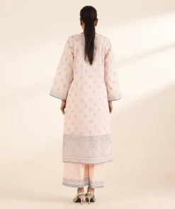 Clearance Sapphire Block Printed Lawn Shirt Pink