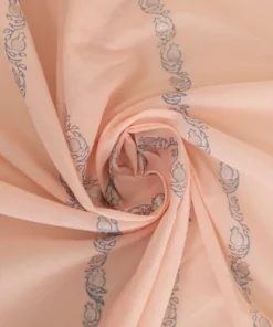 Hot Sapphire Block Printed Voile Dupatta Pink