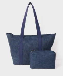 Fashion Sapphire Blue Tote Bag Navy