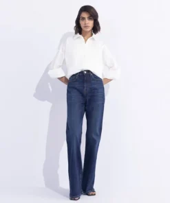 Fashion Sapphire Boot Cut Jeans Blue Wash