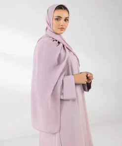 Online Sapphire Button Through Kimono Abaya mouve pink