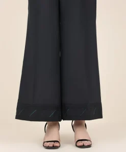 Online Sapphire Cambric Flared Pants Black